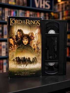 The Lord of the Rings: The Fellowship of the Ring VHS 2002 Like New Tape